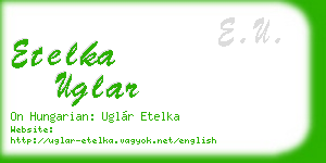 etelka uglar business card